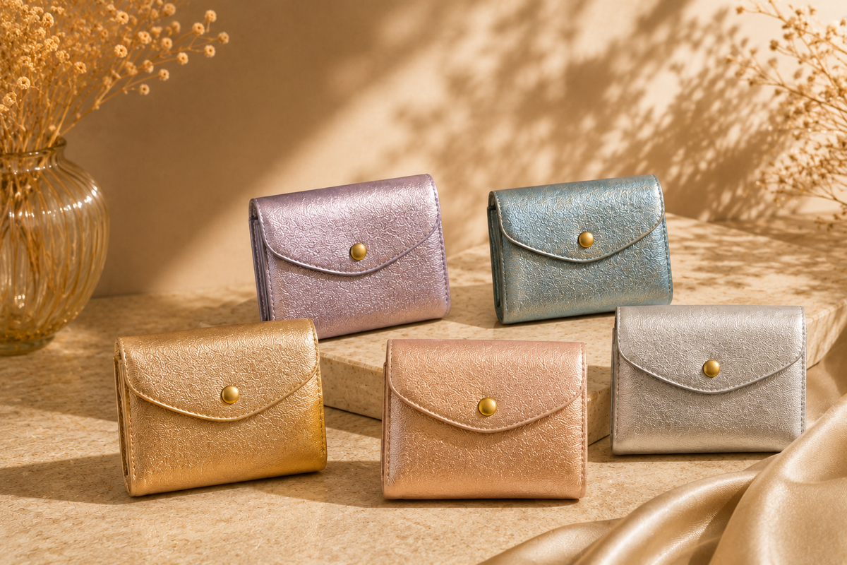 Porte-monnaie femme Cuir irisé