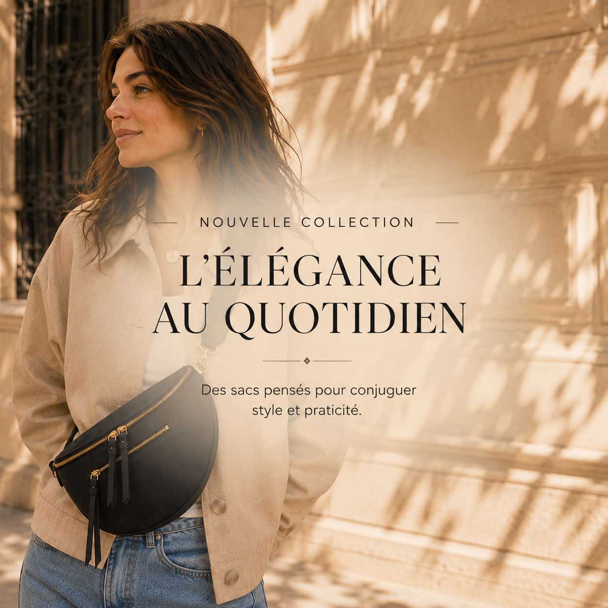 Sacs banane femme vintage en daim