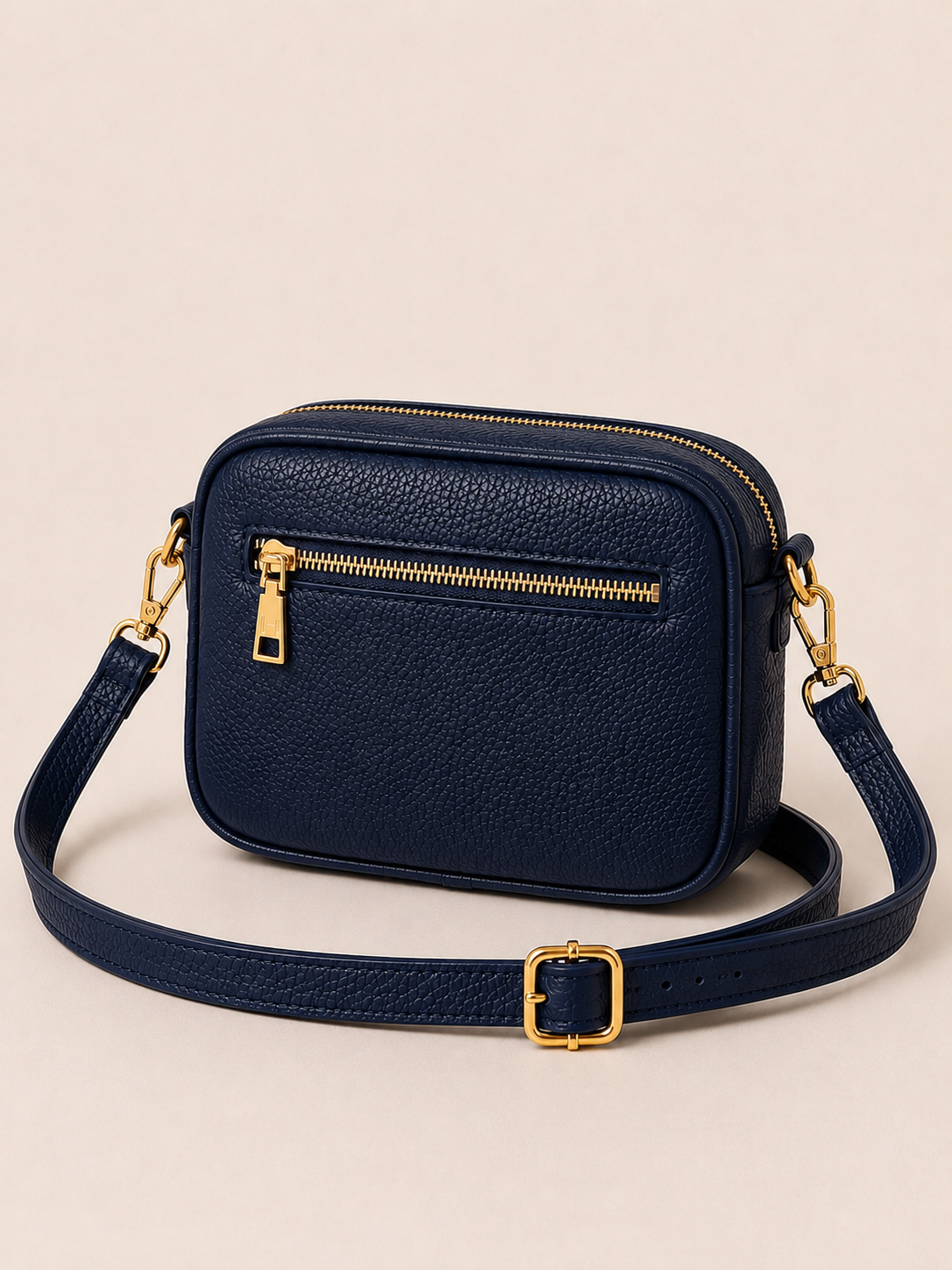 Sac bandoulière femme Cuir bleu marine