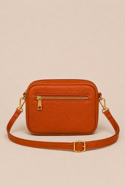 Sac bandoulière femme Cuir camel