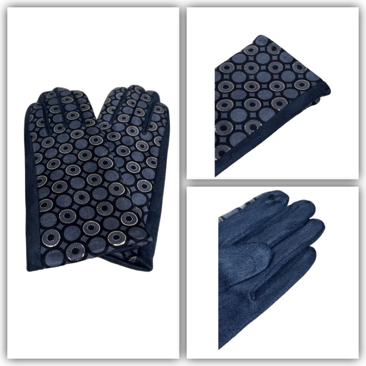 Gants tactile | Fourrure - velours synthétique