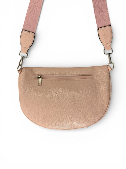 Grand sac banane - rose - cuir PU | A
