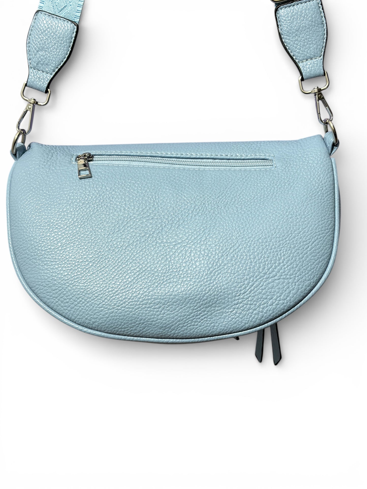 Grand sac banane - bleu ciel - Cuir PU | A