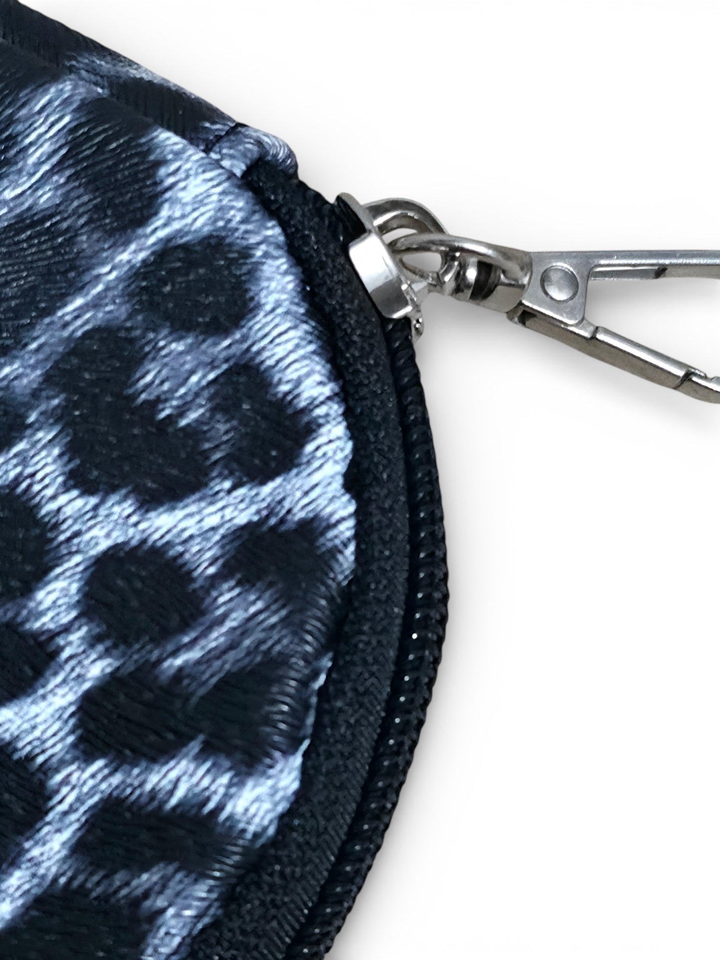 Grand sac banane léopard - Noir - Cuir PU |